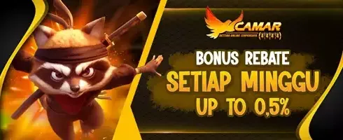 Rebate Mingguan Slot Game 0.5% promotion banner